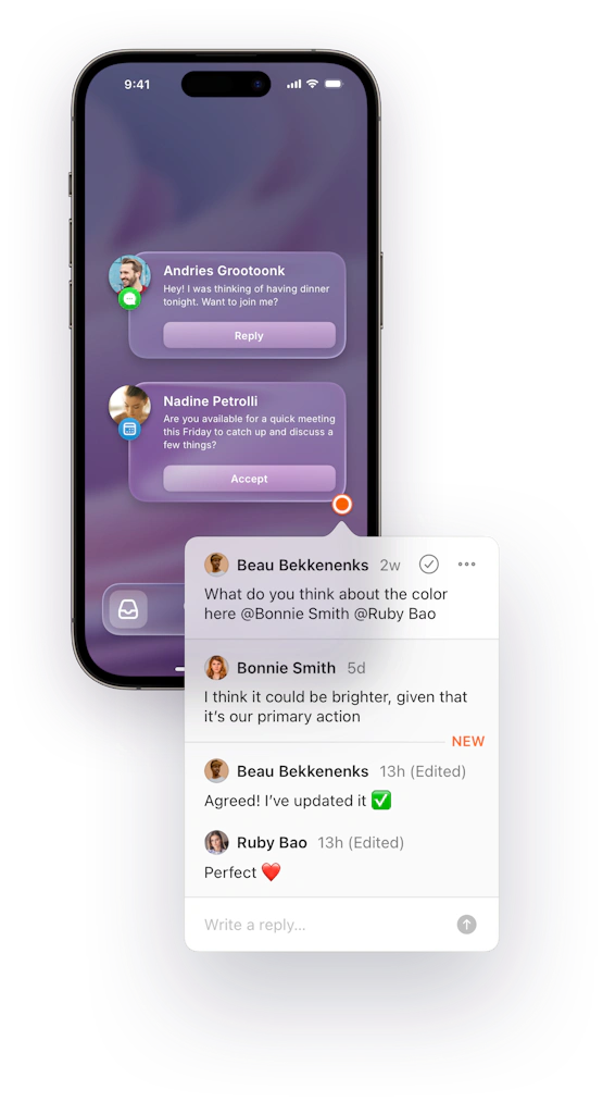 Sketch app window with a design in progress